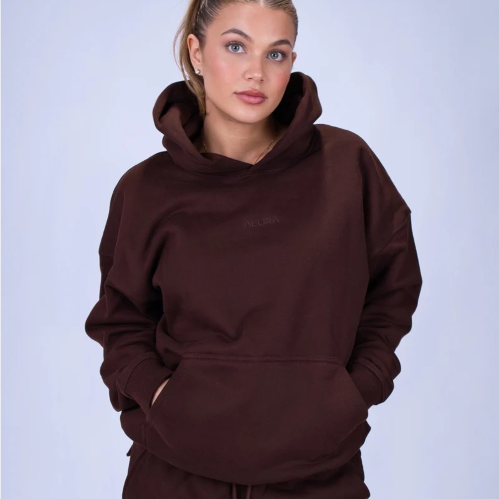 NEW Alura Women's Sunday Oversized Hoodie in Mocha, Medium